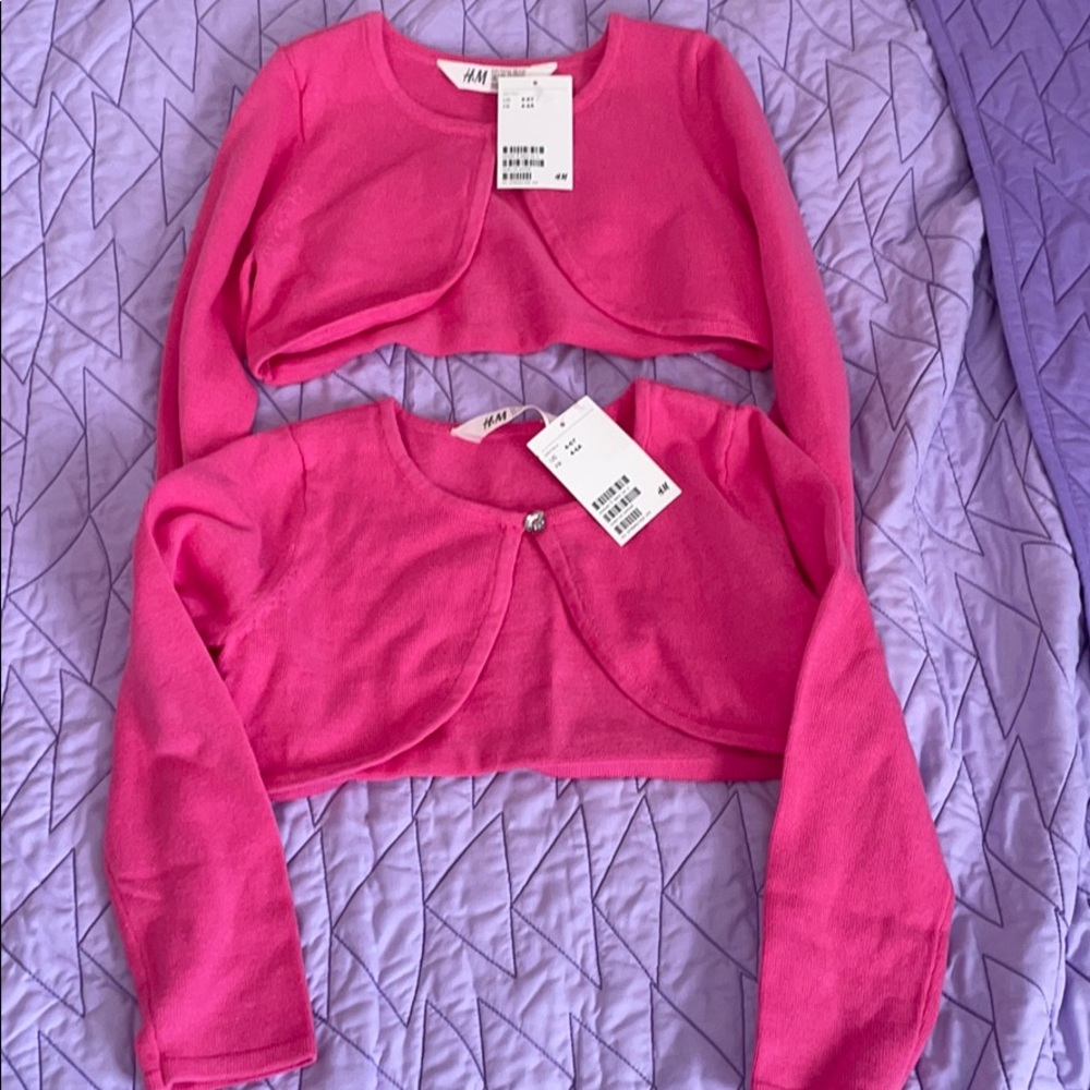 **SOLD**Twin girls cardigan cover-ups